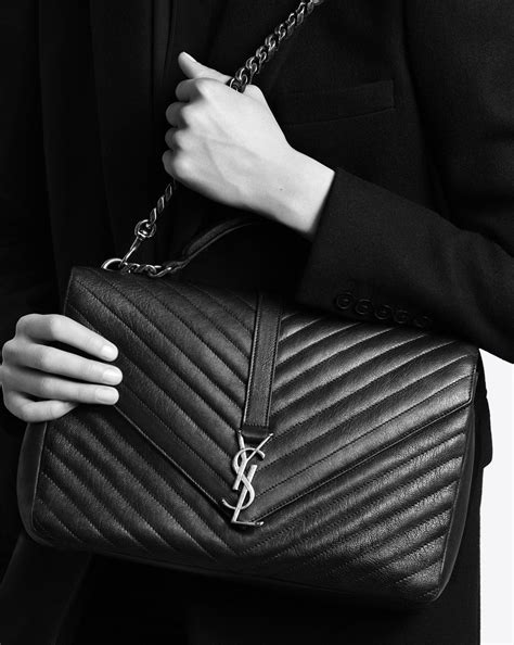 how long has ysl had the college large|My Saint Laurent College Handbag Review .